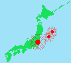 Epicentre Japan Earthquake