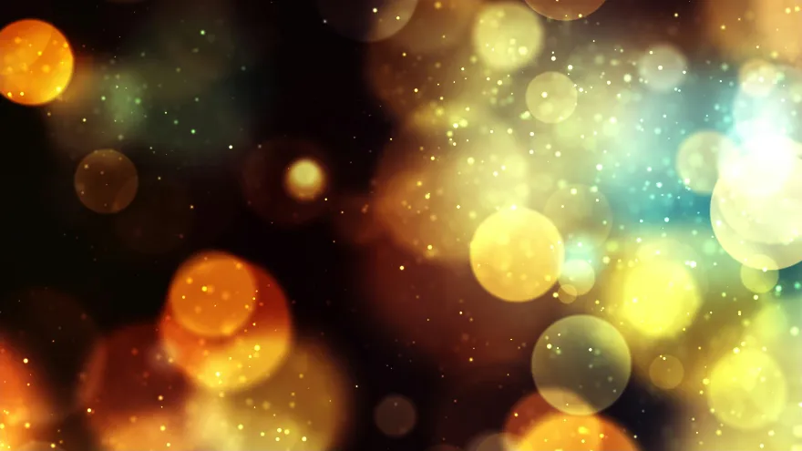 Abstract image showing bokeh lights in the background