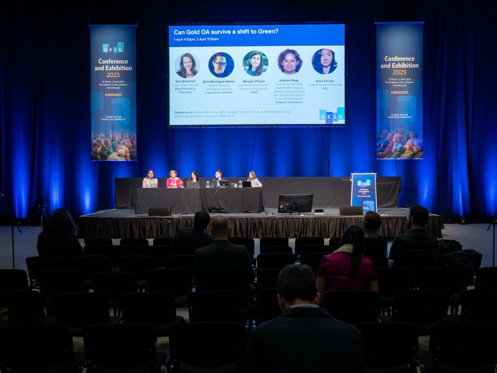 Europe2 Conference with panel on stage and audience listening