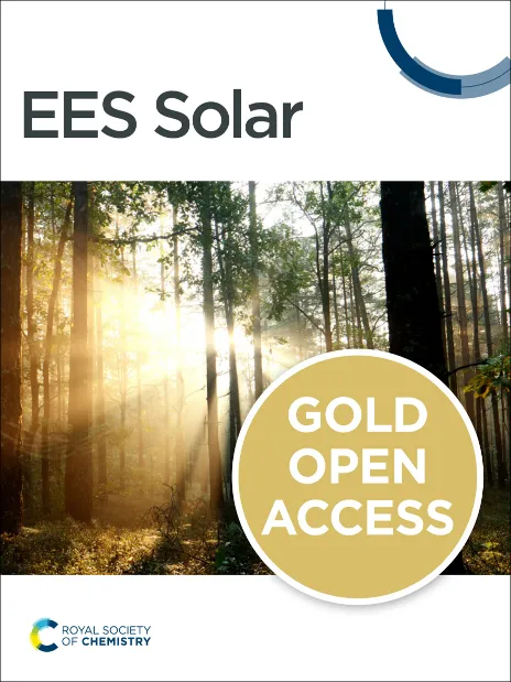 EES Solar journal cover