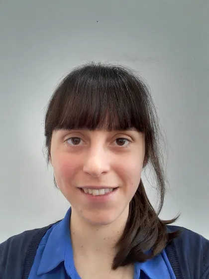 Dr Lauren Hatcher smiling to camera
